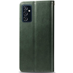 Кожаный чехол-книжка GETMAN Gallant (PU) для Samsung Galaxy M34 5G – Зеленый