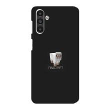 Чехол Майнкрафт на Samsung Galaxy M34 (5G) (AlphaPrint) Minecraft (Овечка Майнкрафт)