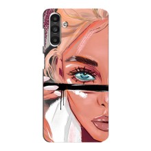 Чехол с печатью для Samsung Galaxy M34 (5G) - (Мода) (AlphaPrint) – Макияж