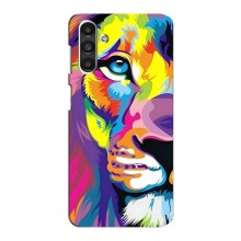 Чехол со Львом для Samsung Galaxy M34 (5G) (VPrint) (Яркий Лев)