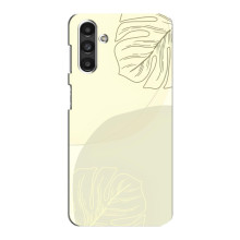 Чохол квітковий дизайн для Samsung Galaxy M34 (5G) – Зелений фон