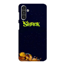 Чехол с мультфильмом Шрек на Samsung Galaxy M34 (5G) – Шрек лого