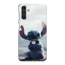 Чохол з малюнком Стіч для Samsung Galaxy M34 (5G) – Стіч з квіткою