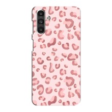 Чехол с розовым рисунком для Samsung Galaxy M34 (5G) (Розовый леопард)