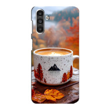 Чехол с уникальным дизайном «Осень с кофе» для Samsung Galaxy M34 (5G) – Кофе на природе