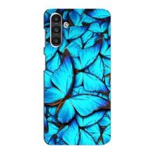 Силиконовый бампер с картинкой животных для Samsung Galaxy M34 (5G) (Крылья бабочек)