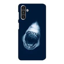 Силиконовый бампер с картинкой животных для Samsung Galaxy M34 (5G) (Пасть Акулы)