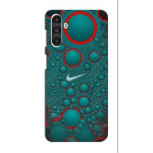 Силиконовый Чехол на Samsung Galaxy M34 (5G) с картинкой Nike (Найк зеленый)