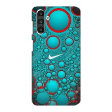 Силиконовый Чехол на Samsung Galaxy M34 (5G) с картинкой Nike (Найк зеленый)