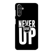 Силиконовый Чехол на Samsung Galaxy M34 (5G) с картинкой Nike (Never Give UP)