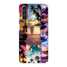 Силиконовый чехол с КАРТИНКАМИ лето для Samsung Galaxy M34 (5G) (AlphaPrint) (Летний отпуск)