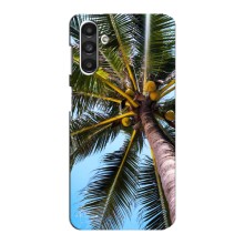 Силиконовый чехол с КАРТИНКАМИ лето для Samsung Galaxy M34 (5G) (AlphaPrint) (Пальма)