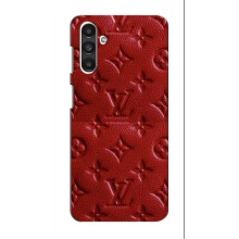 Текстурный Чехол Louis Vuitton для Самсунг М34 – Красный ЛВ