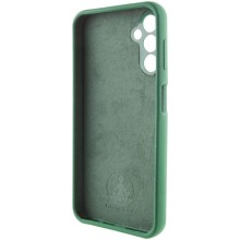 Чехол Silicone Cover Lakshmi Full Camera (AAA) with Logo для Samsung Galaxy M35 5G – Зеленый