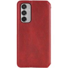 Кожаный чехол-книжка GETMAN Cubic (PU) для Samsung Galaxy M35 5G – Красный