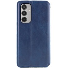 Кожаный чехол-книжка GETMAN Cubic (PU) для Samsung Galaxy M35 5G – Синий