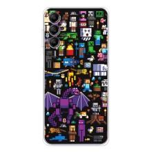 Чехол майнкрафт для Samsung Galaxy M35 5G – Все персонажи