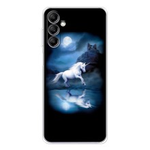 Чехол для Самсунг Гелекси М35 5Джи - (Единорожки - Новинки) (AlphaPrint) (Единорог)