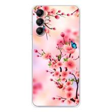 Чохол з картинкою Сакури на Samsung Galaxy M35 5G – Метелики на сакурі