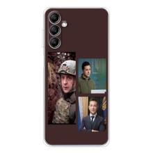 Чохол для Samsung Galaxy M35 5G (AlphaPrint - с принтом Зеленського) – Президент