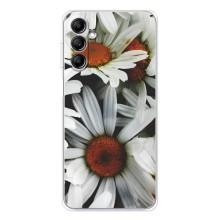 Чехол с ромашками на Samsung Galaxy M35 5G – Цветы Ромашки