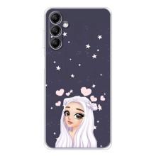 Чехол Стильные девушки на Samsung Galaxy M35 5G (Девушка и сердечки)