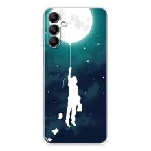 Чохол (ТПУ) з планетами на Samsung Galaxy M35 5G – To The moon