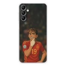 Чехол с футболистом Ламин Ямаль Samsung Galaxy M35 5G (Ямаль аниме)