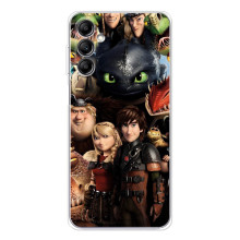 Чехол как приручить дракона на Samsung Galaxy M35 5G (Персонажи дракона)