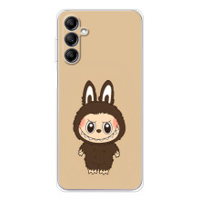 Чехол с Лабубу на Samsung Galaxy M35 5G – Коричневый Лабубу