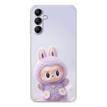 Чехол с принтом Лабубу для Samsung Galaxy M35 5G – Фиолетовый Лабубу