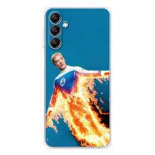 Чохол з принтом Фантастична четвірка для Samsung Galaxy M35 5G – Людина-факел