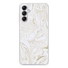 Мраморный чехол на Samsung Galaxy M35 5G (VPrint) (Белый мрамор)