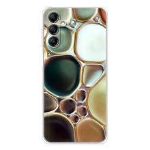 Мраморный чехол на Samsung Galaxy M35 5G (VPrint) (Радужный Мрамор)