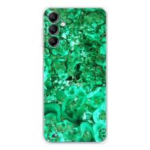 Мраморный чехол на Samsung Galaxy M35 5G (VPrint) (Салатный Мрамор)