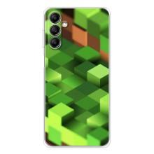 Чехлы для Samsung Galaxy M35 5G (Персонажи Майн Крафт) (Текстура)