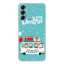 Силиконовый бампер на рождество для Samsung Galaxy M35 5G (Рождественское настроение)