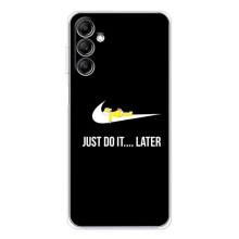 Силиконовый Чехол на Samsung Galaxy M35 5G с картинкой Nike – Later