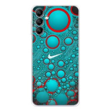 Силиконовый Чехол на Samsung Galaxy M35 5G с картинкой Nike (Найк зеленый)