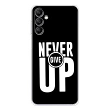 Силиконовый Чехол на Samsung Galaxy M35 5G с картинкой Nike – Never Give UP