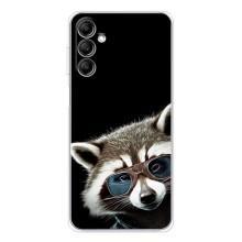Силиконовый Чехол с Енотами на Samsung Galaxy M35 5G – Стильный Енот