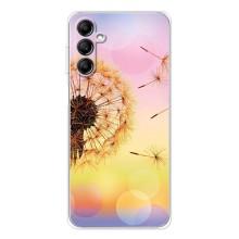 Силиконовый Чехол с одуванчиками на Samsung Galaxy M35 5G – Цветок-одуванчик