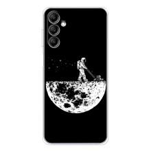Силіконовый Чохол з принтом "Космонавти" на Samsung Galaxy M35 5G – Космонавт