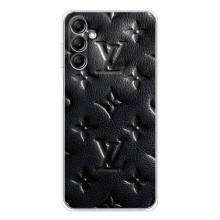 Текстурный Чехол Louis Vuitton для Самсунг Галакси М35 5 джи (Черный ЛВ)