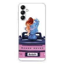 Силиконовый Чехол на Samsung Galaxy M35 5G с картинкой Стильных Девушек – Девушка на машине