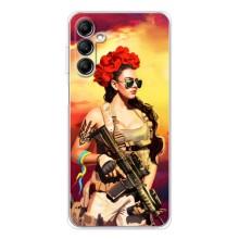 ЗСУ Чехлы (TPU) для Samsung Galaxy M35 5G – Женщина солдат