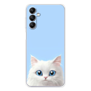 Чехол на тематику: Коты для Samsung Galaxy M36 5G – Белый кот