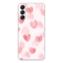 Чехол с розовым рисунком для Samsung Galaxy M36 5G – Розовые сердечки