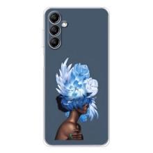 Чехлы (ART) Цветы на Samsung Galaxy M36 (VPrint) (Цветы на голове)