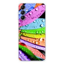 Чехлы (ART) Цветы на Samsung Galaxy M36 (VPrint) (Семицветик)